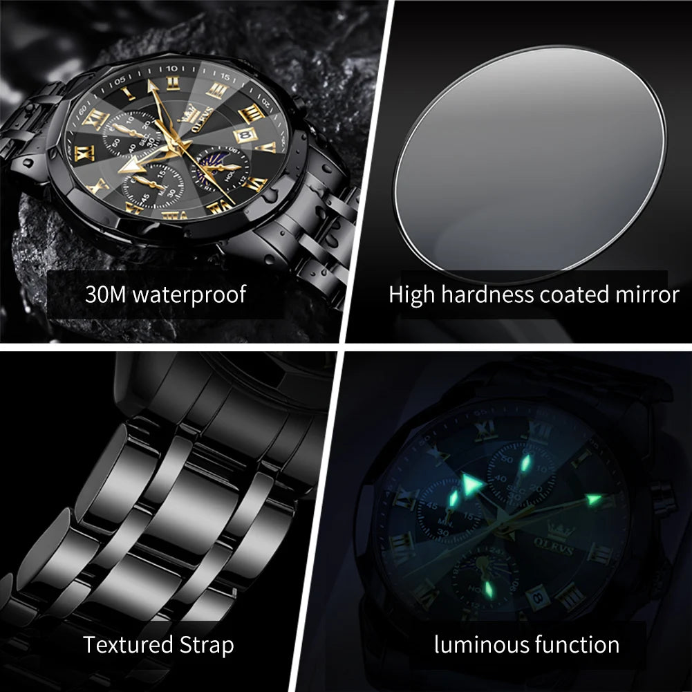 Men's HD Rhombus Mirror Watch - Empire P.E