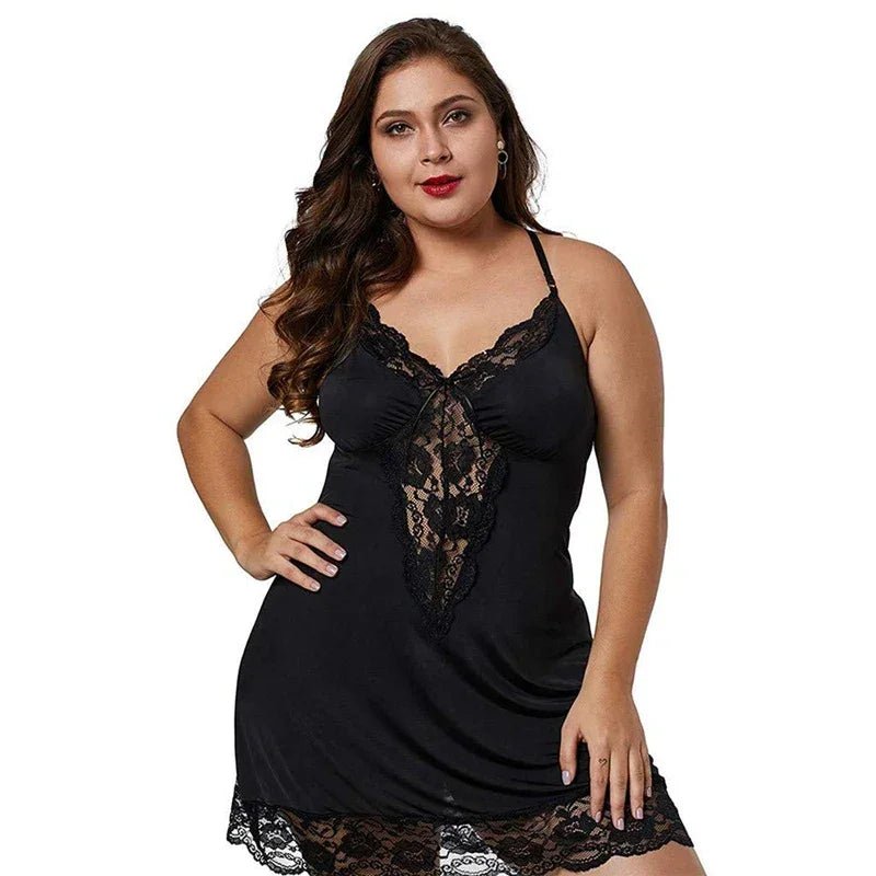 Spaghetti Straps Nightgowns Lace - Empire P.E