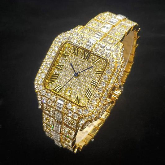 Luxury Original Brand Men Watch Bling Diamond - Empire P.E