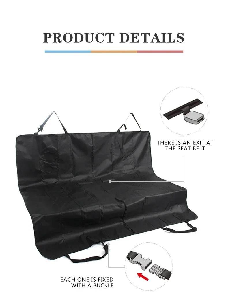 Dog Car Seat Cover Waterproof Pet Carrier Backseat Cushion Mat for Dogs Folding Cat Hammock Trunk Rear Back Seat - Empire P.E