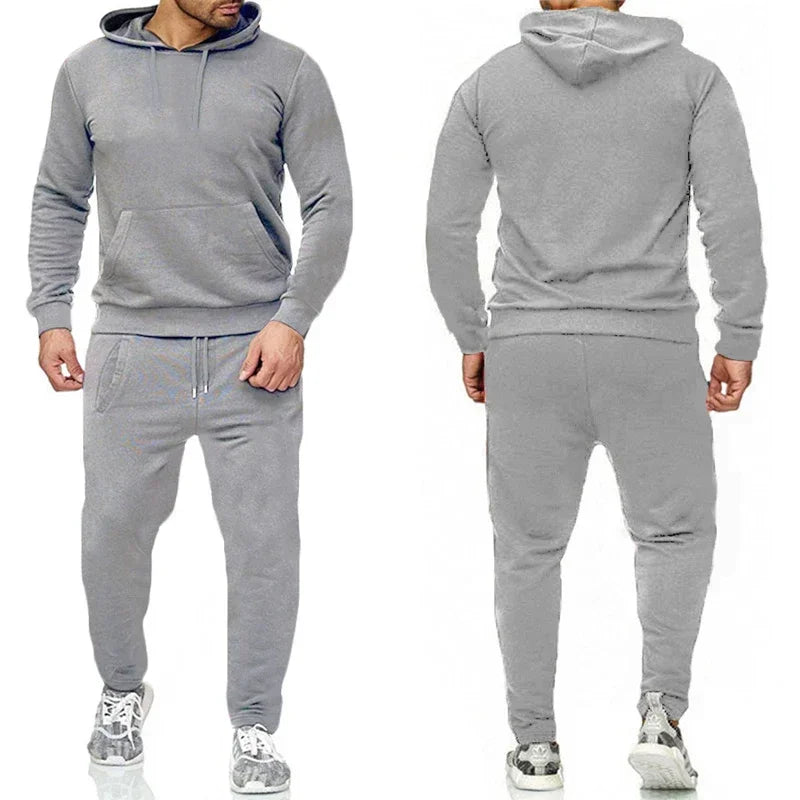 Classic Mens Solid Color Tracksuit