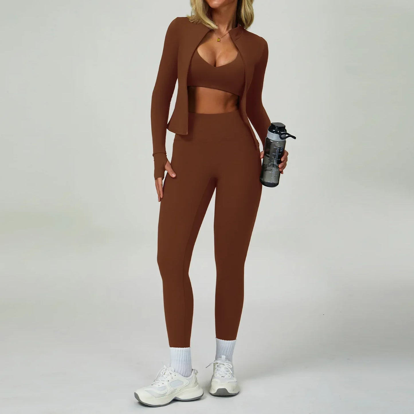 2PCS and 3PCS Yoga Sets Workout Set Women - Empire P.E
