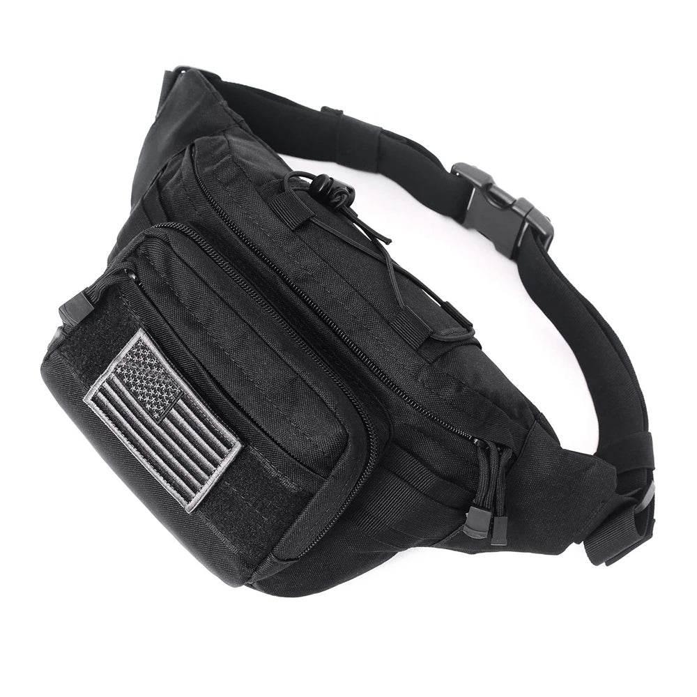 Outdoor Tactical Waist Bag 600D Nylon Oxford Outdoor EDC Fanny Pack Utility Waist Pouch Outdoor Bumbag Hunting Camping Hip Bags - Empire P.E