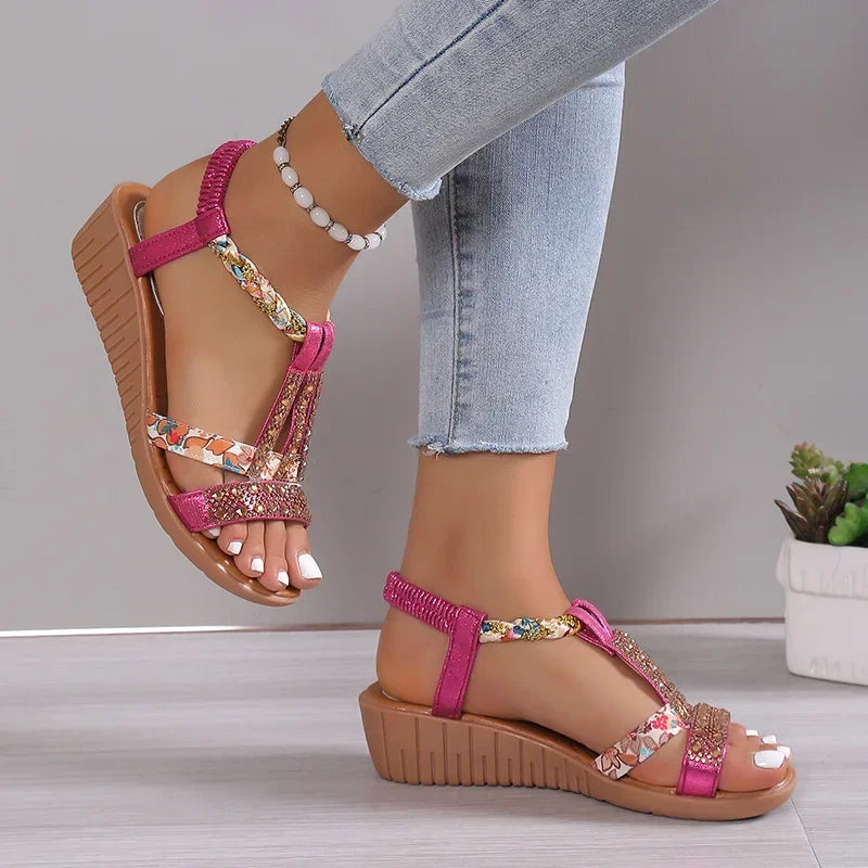 Women Sandals Rhinestones - Empire P.E