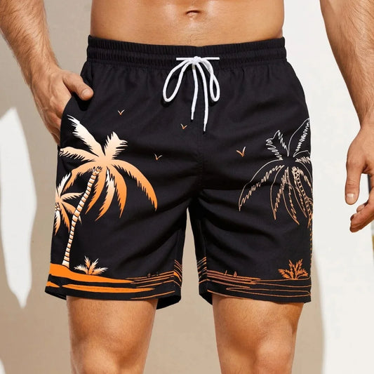 Men's Quick-Drying Hawaiian Beach Shorts