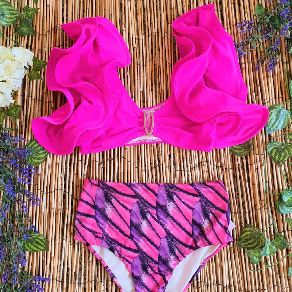 2025 New High Waist Bikini Swimsuit - Empire P.E