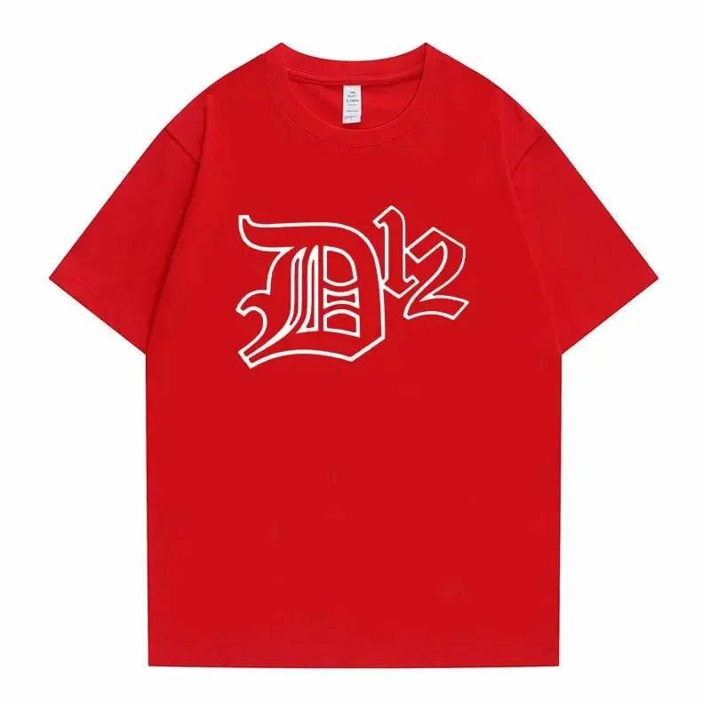 Rap singer Eminem's same pattern printed Tshirt for womenloose top style fashionable oversized hip-hop Tshirt for women - Empire P.E