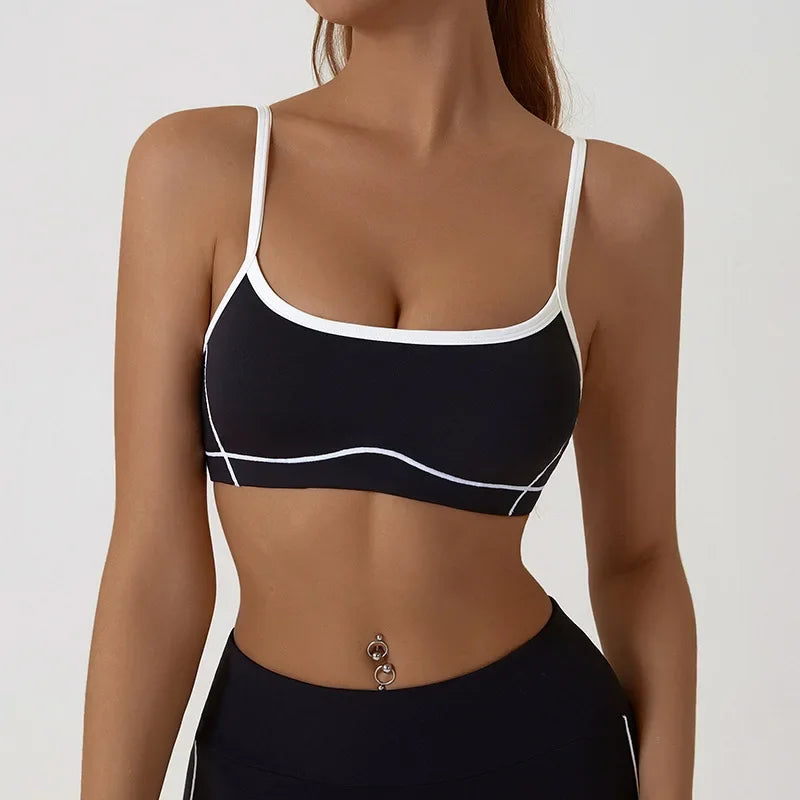 Women's Sports Bra Gym High Support Chest Pad