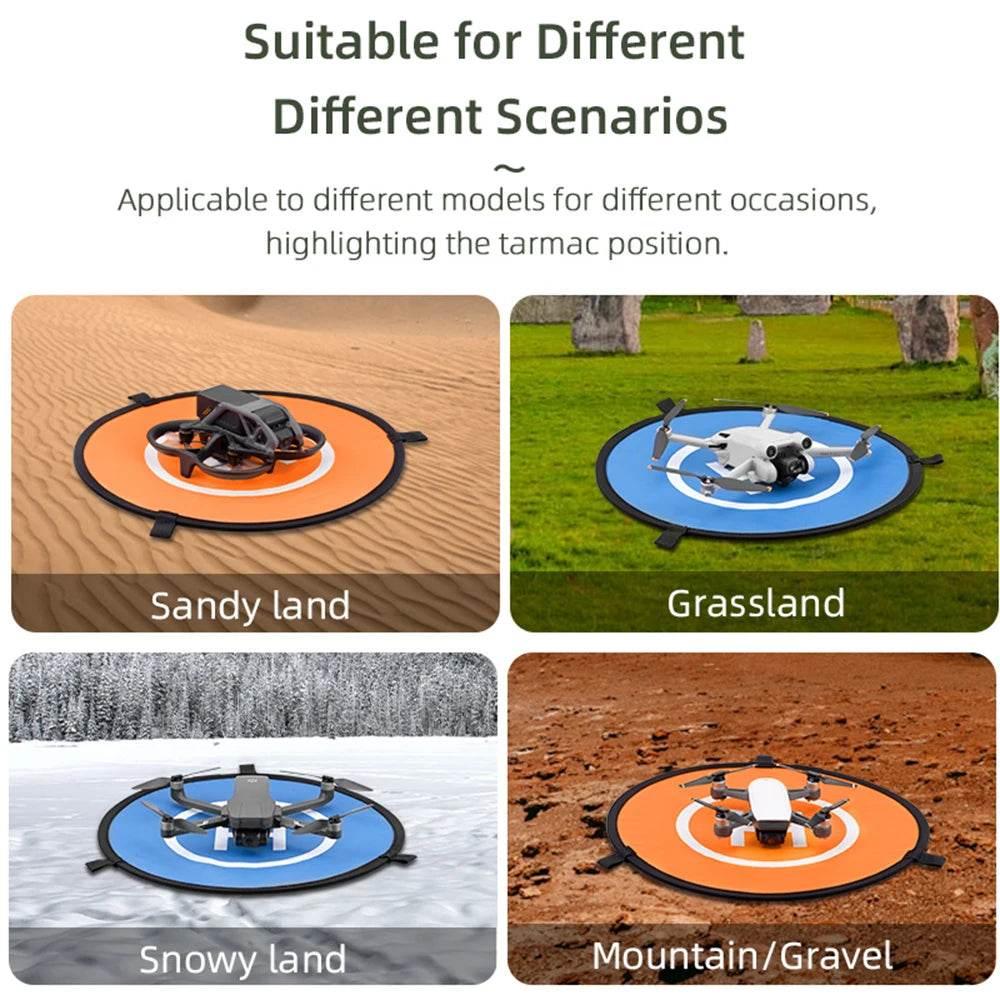 BRDRC Foldable Landing Pads for DJI Air 3S/3/NEO/Mini 4 Pro/3 Pro/4K/AVATA 2/ FIMI X8 MINI V2 Drone Mat Quadcopters Accessories - Empire P.E