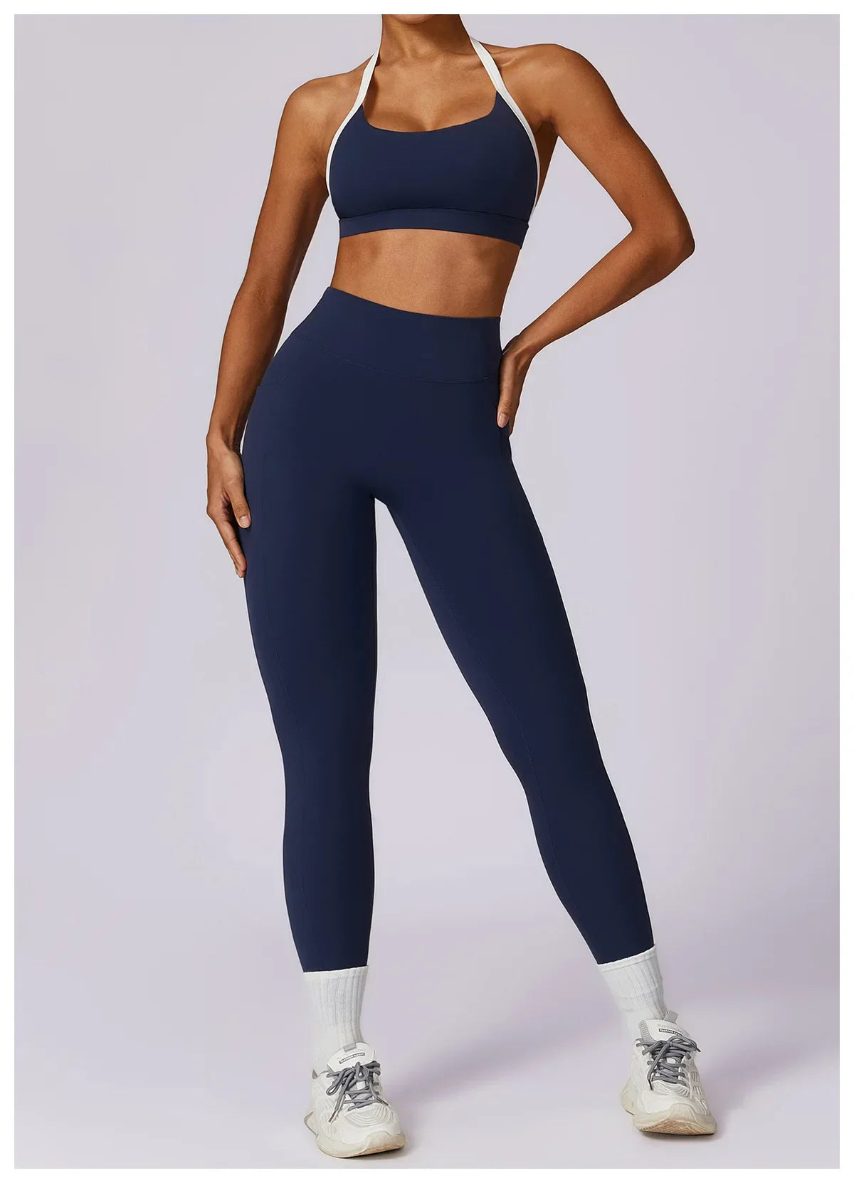 Yoga Set 2PCS Women Sportswear Push Up Workout Clothes - Empire P.E