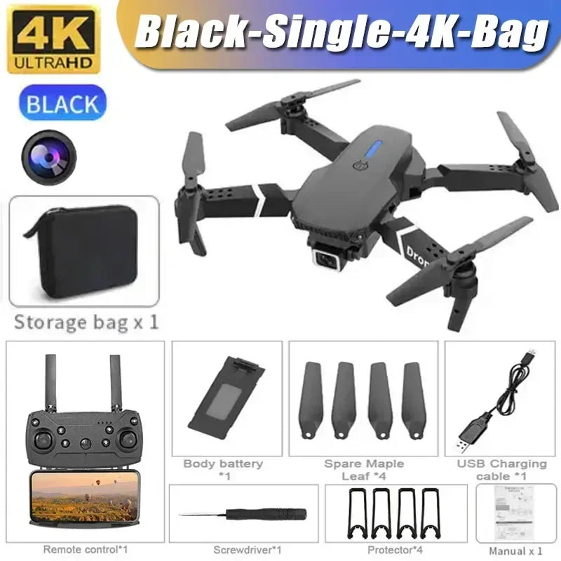 2025 E88 Professional Wide Angle RC Drone HD 4K Camera - Empire P.E