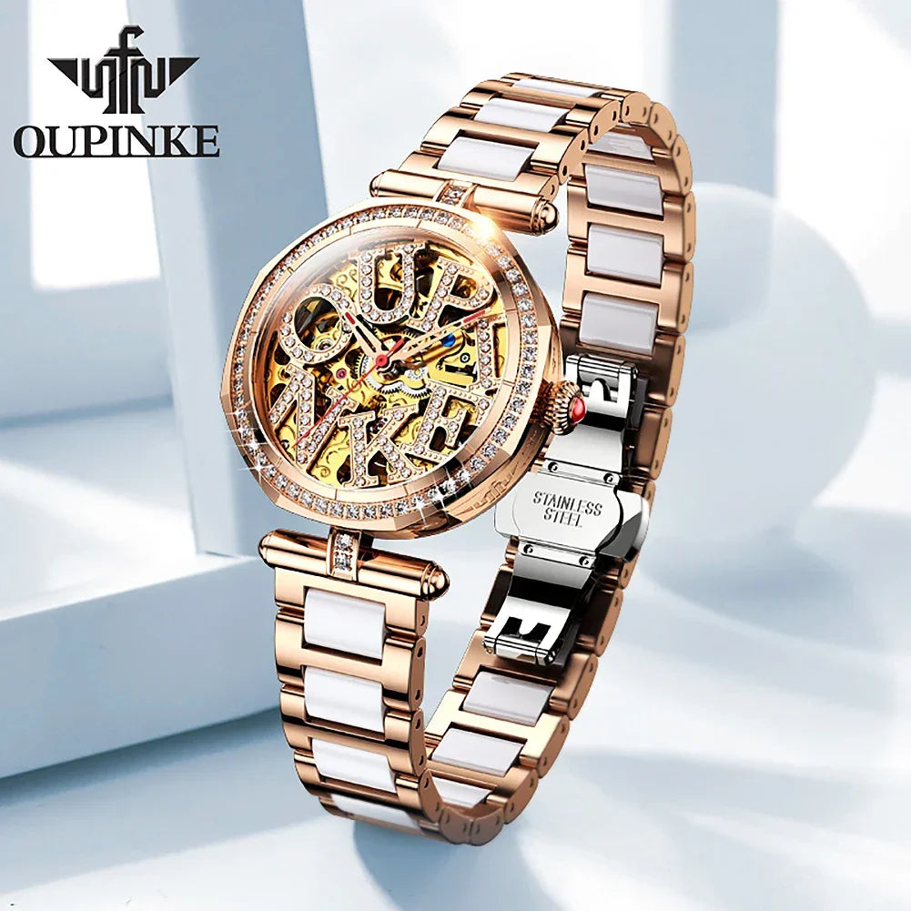 Automatic Diamond Watch for Women - Empire P.E
