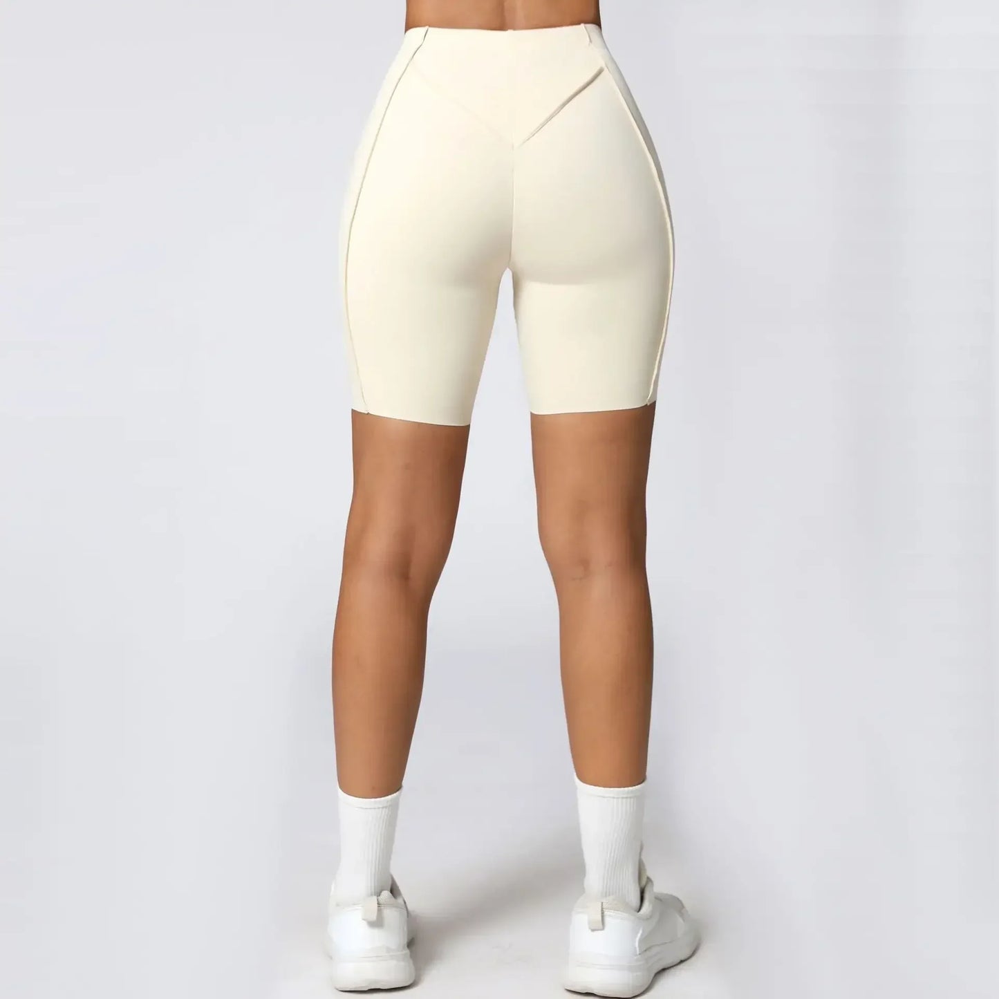 Seamless Yoga Shorts Sports Fitness High-waisted Tight-fitting - Empire P.E