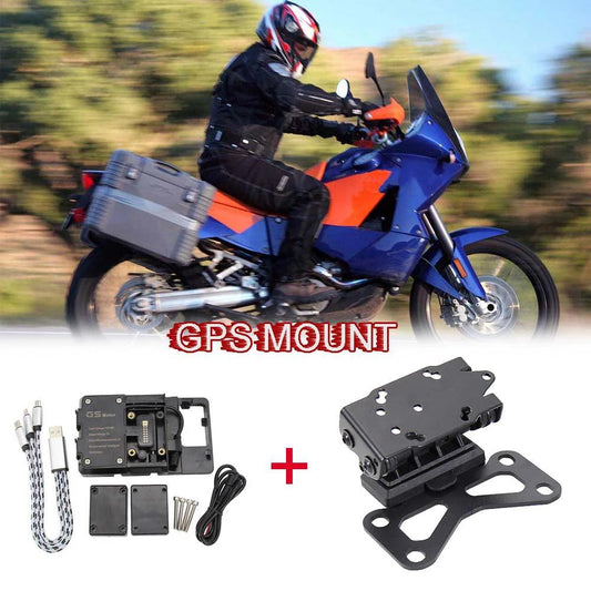 For 990 Adventure 2006-2011 2010 2009 2008 Motorcycle Accessories Front Phone Stand Holder Phone GPS Navigaton Plate Bracket - Empire P.E