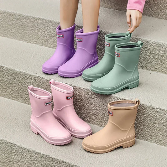 Water Boots for Woman Rain Rubber Shoes - Empire P.E