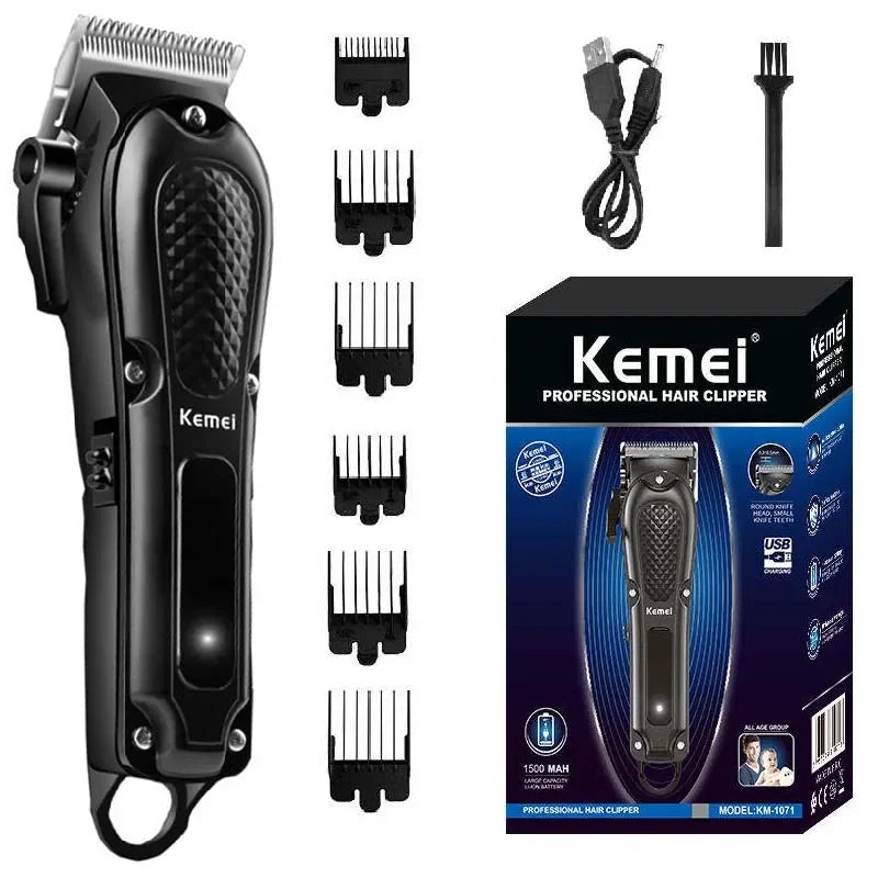 Kemei rechargeable hair clipper cordless - Empire P.E