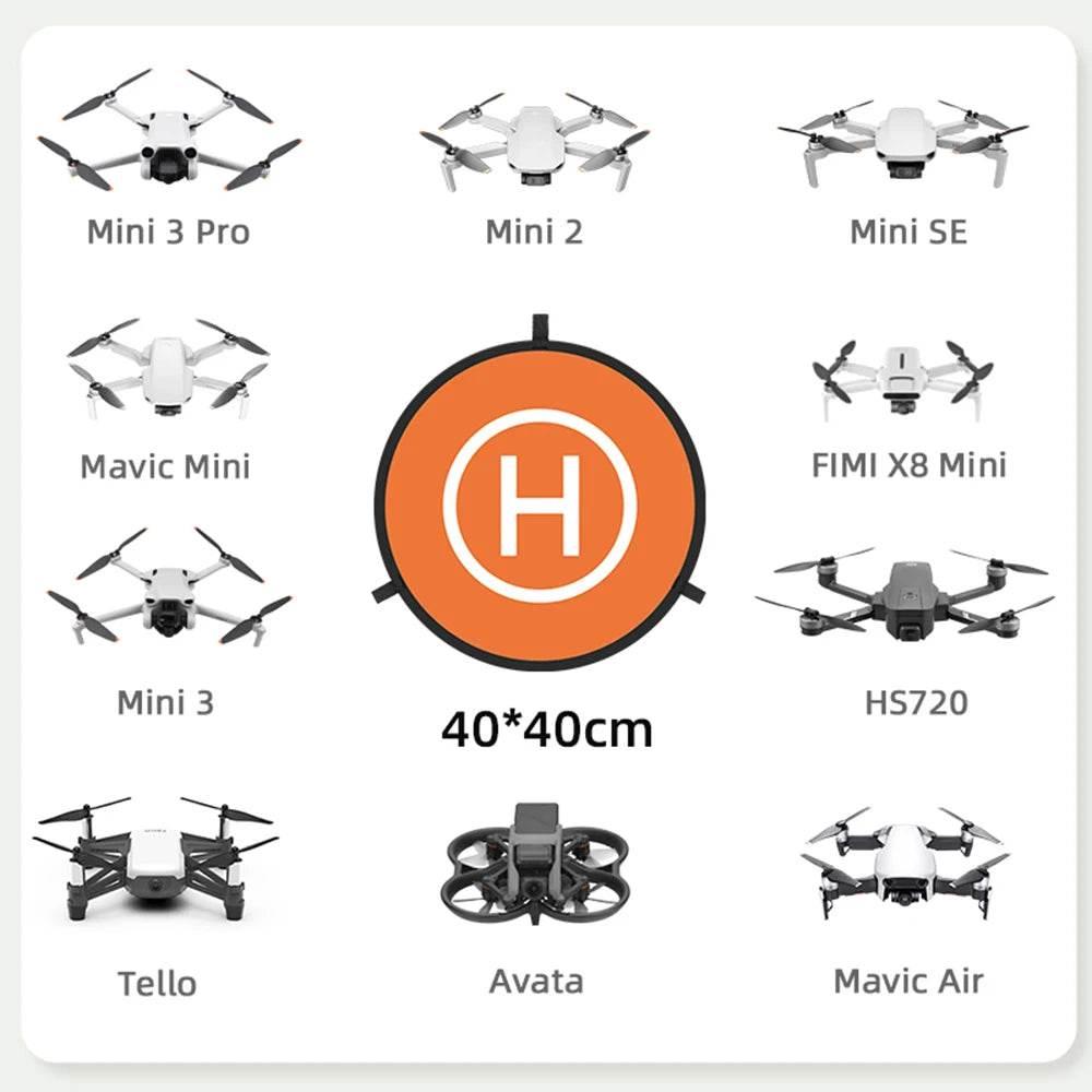 BRDRC Foldable Landing Pads for DJI Air 3S/3/NEO/Mini 4 Pro/3 Pro/4K/AVATA 2/ FIMI X8 MINI V2 Drone Mat Quadcopters Accessories - Empire P.E
