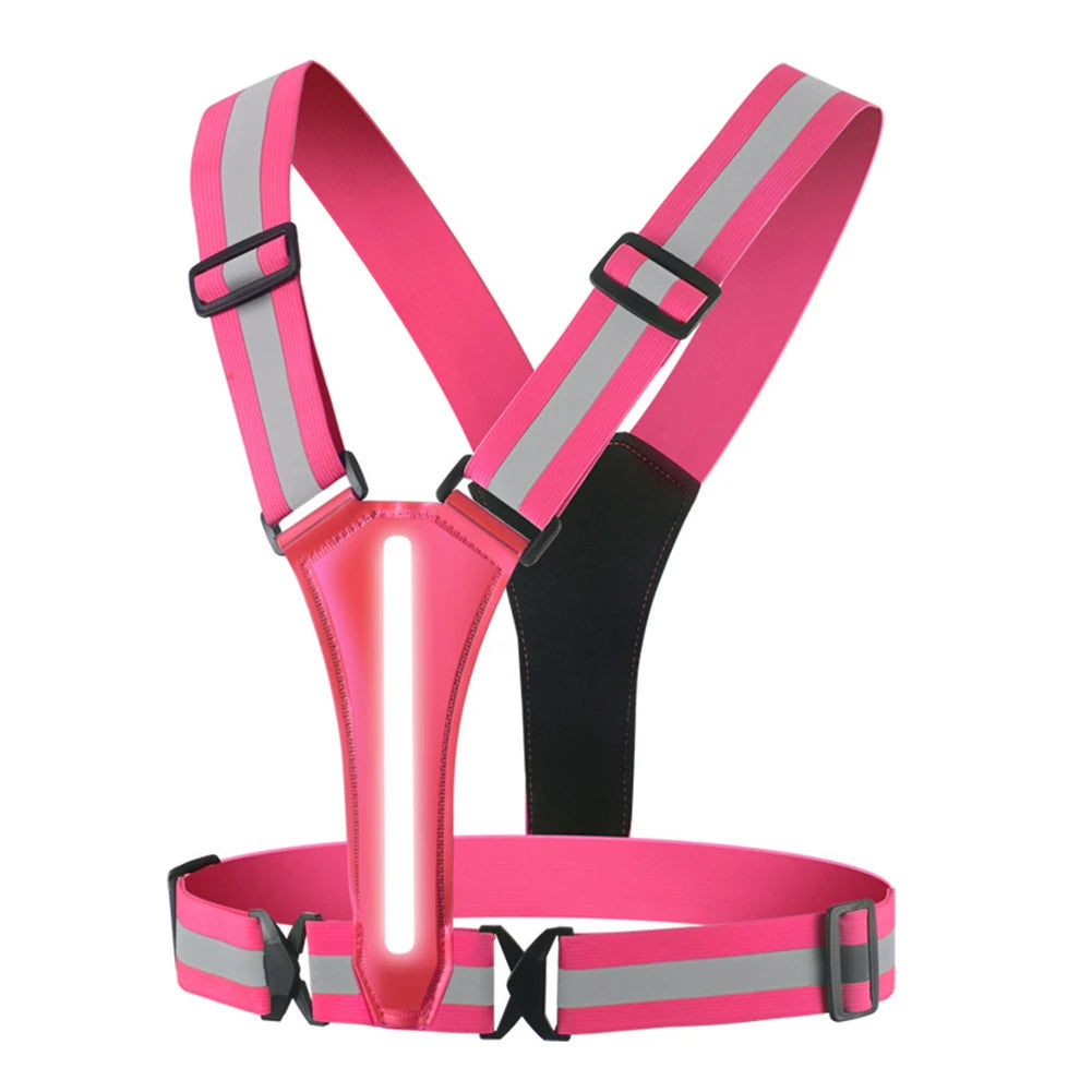 LED Reflective Light Up Running Vest