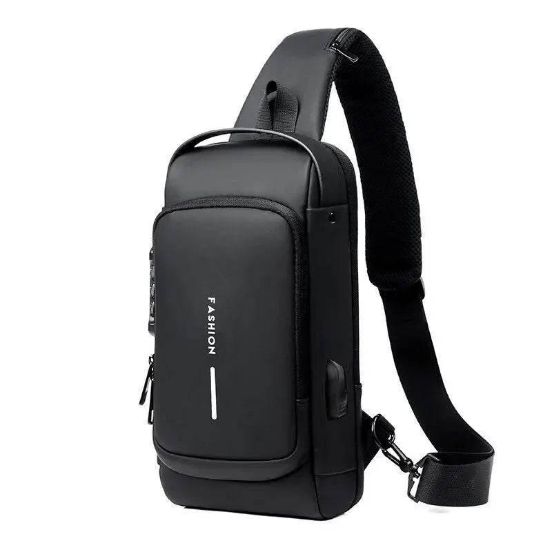 Men's Chest Bag Password Lock Anti-theft Biker Bag - Empire P.E