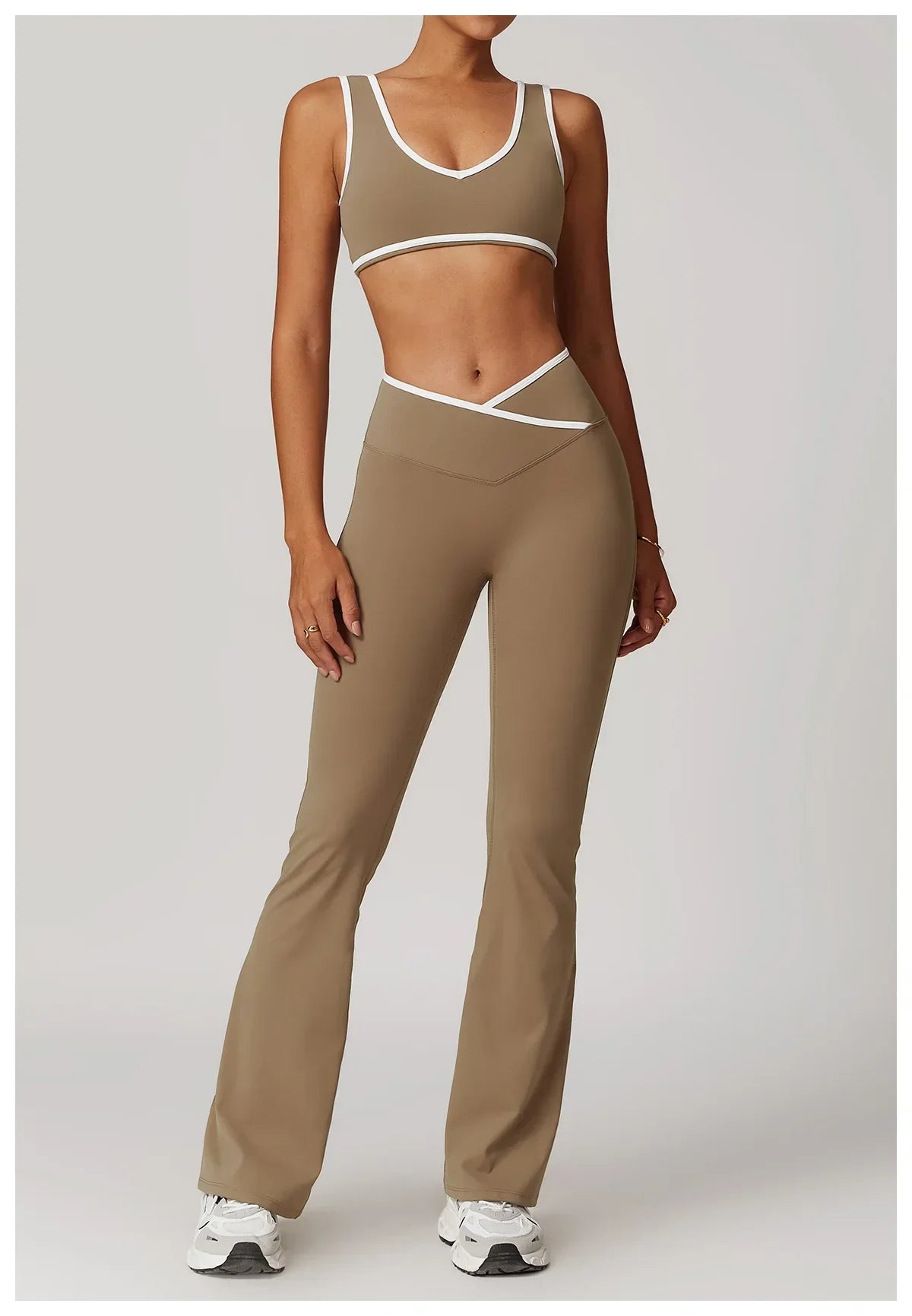 Yoga Set 2 Pieces Workout Outfits Fitness - Empire P.E