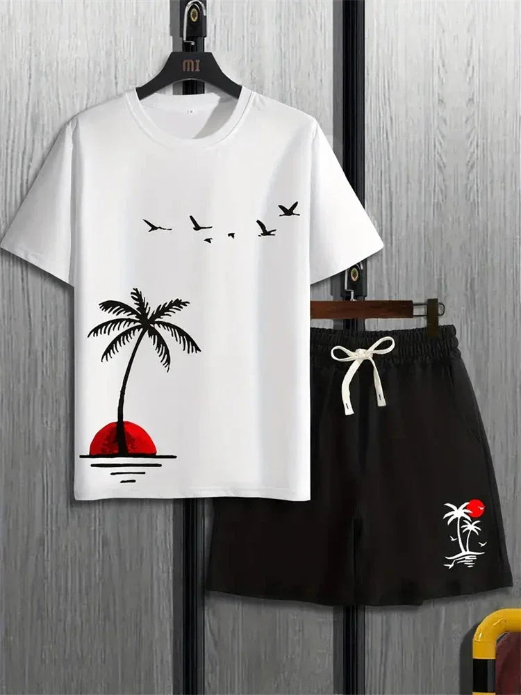 Summer Men's Suit Sportswear Fashion Casual Short Sleeve - Empire P.E