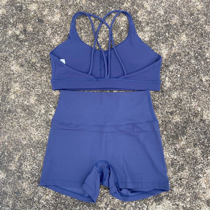 2 Piece Yoga Shorts Set - Empire P.E