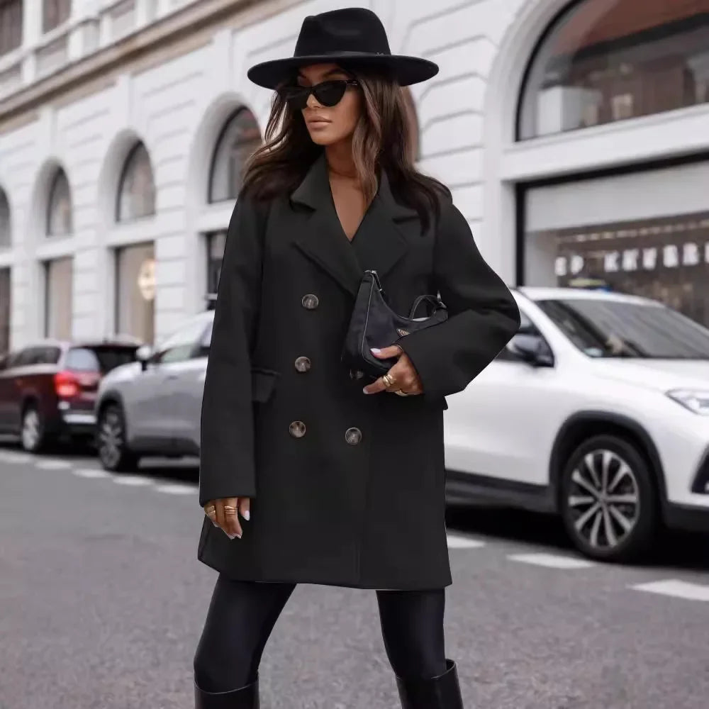 Women's Winter Coats Fashion Casual Mid-length - Empire P.E