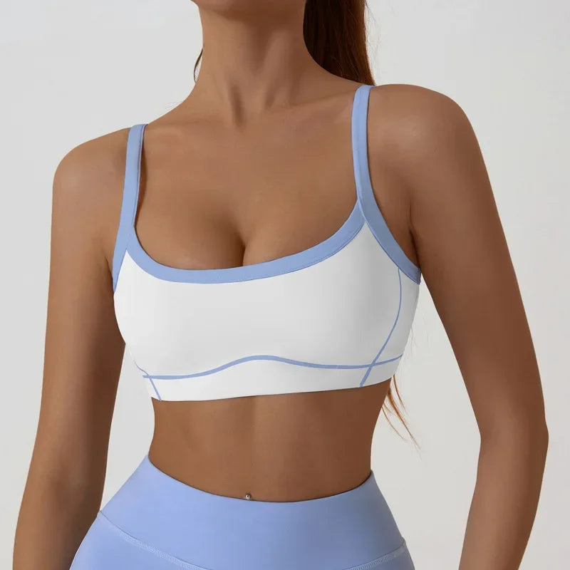 Women's Sports Bra Gym High Support Chest Pad