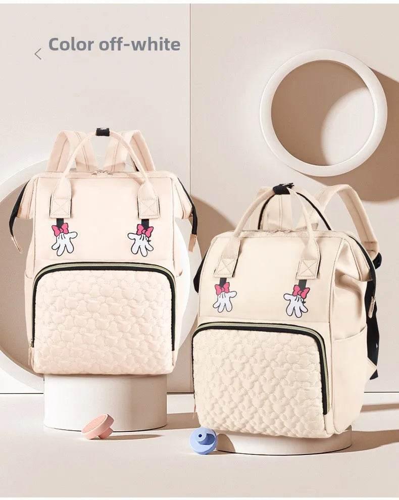 Personalized Name Mommy Bag Multi-functional Double Shoulder Storage Diaper Backpack for Outdoor Traveling Mom Gift - Empire P.E