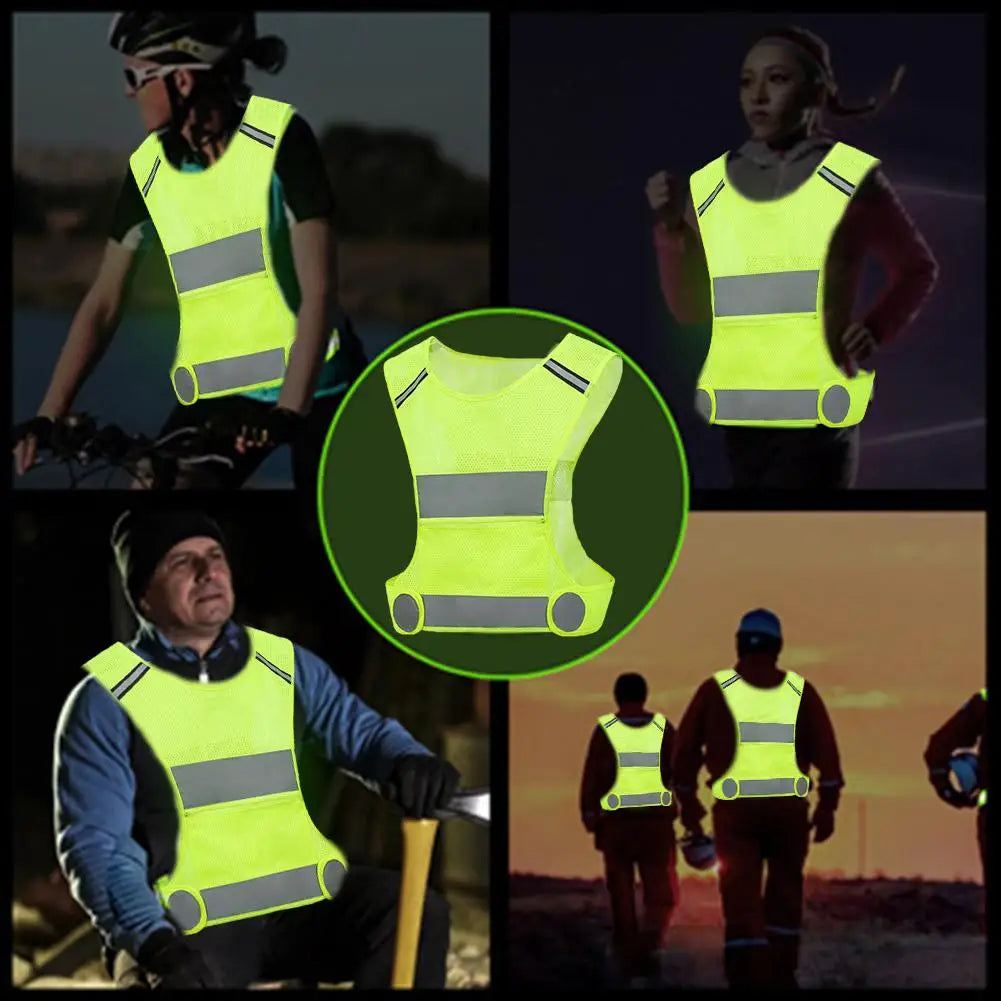 Adjustable Breathable Lightweight Safety Vest
