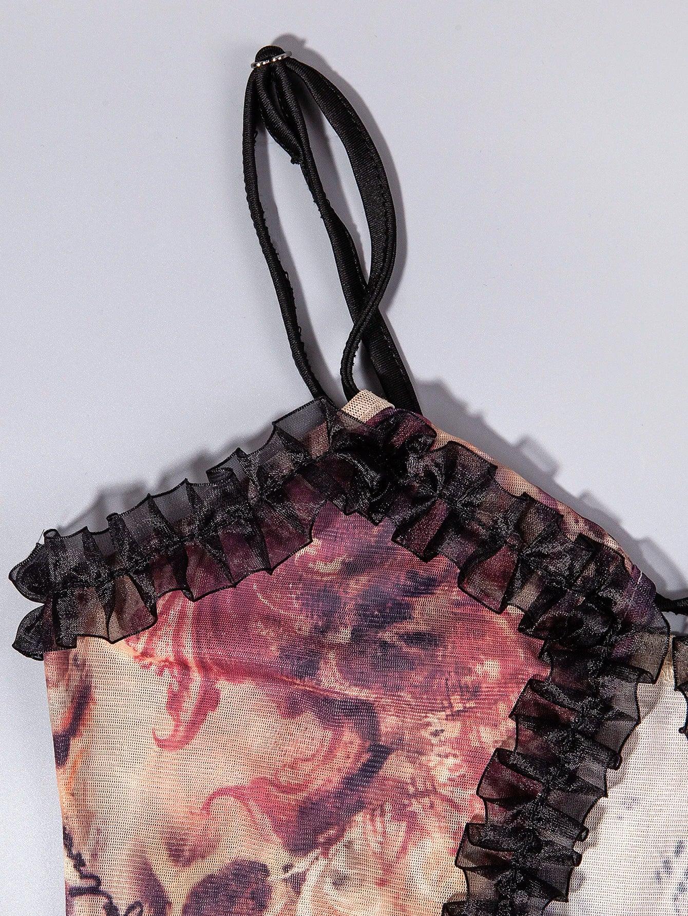 Summer Black Sheer Mesh Dress - Empire P.E