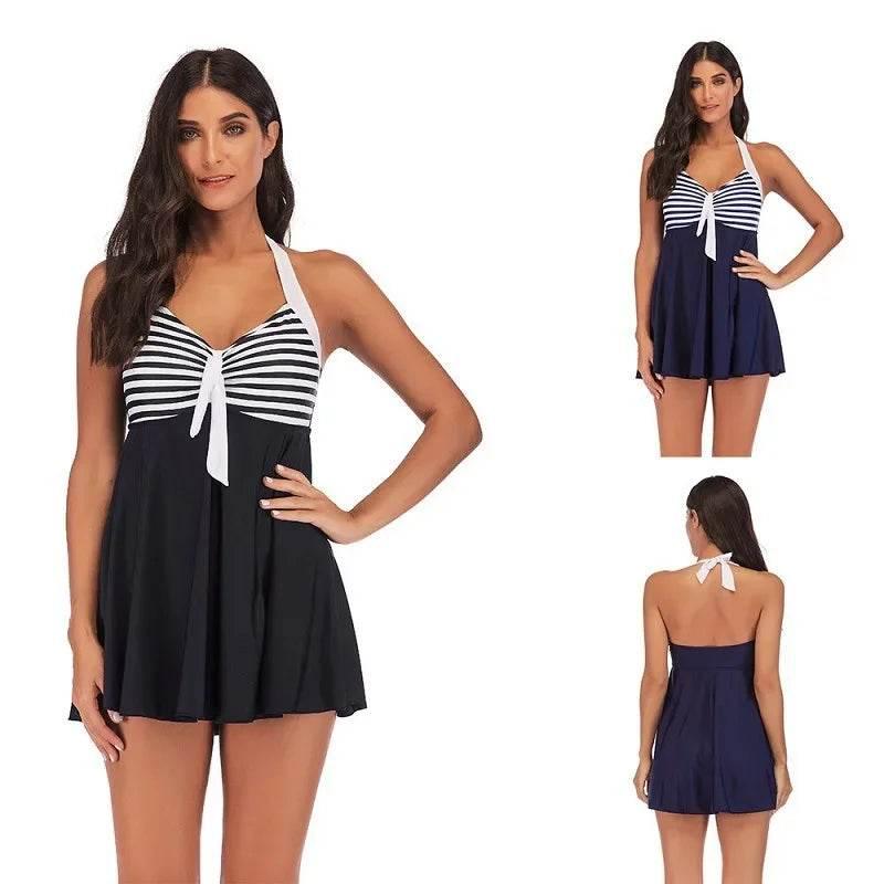 Plus Size Vintage Bathing Suit Two Piece Swim Wear S-5XL - Empire P.E