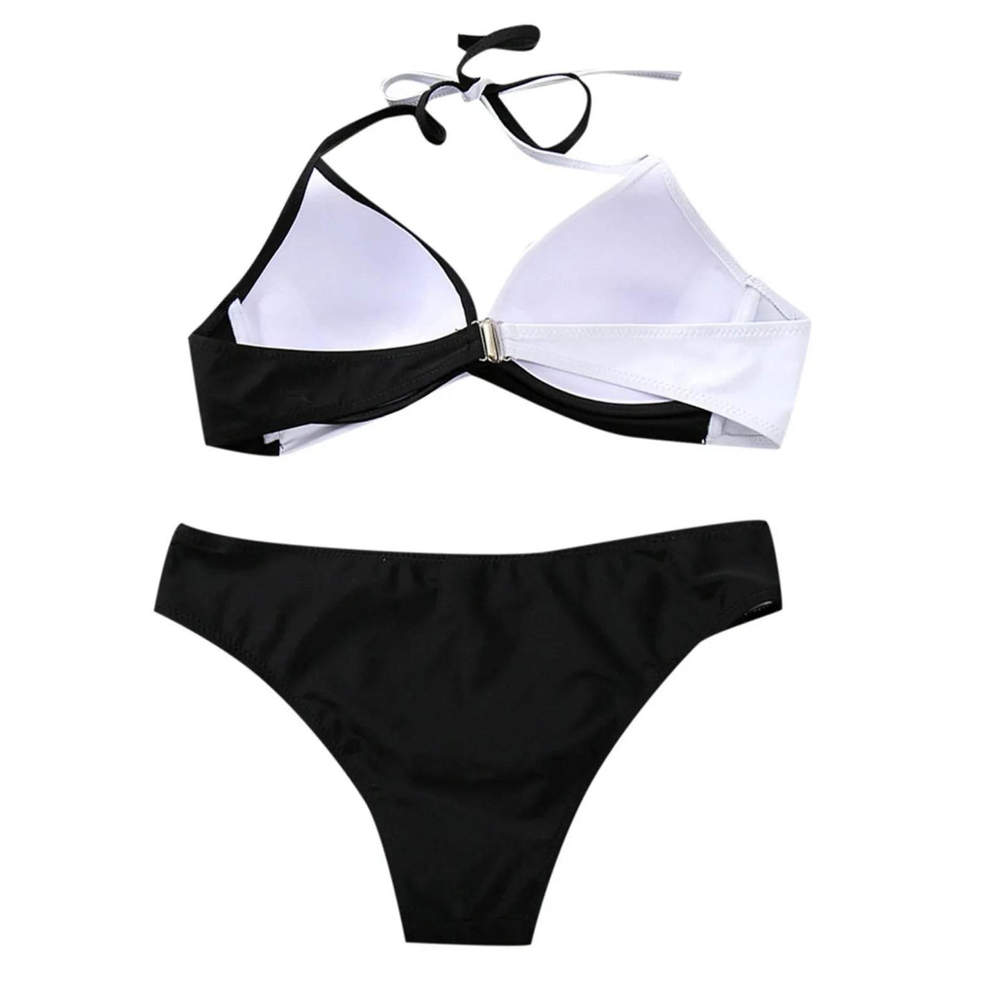 Swimsuit Split Bikini Color Matching Sleeveless Sexy Swimsuit - Empire P.E
