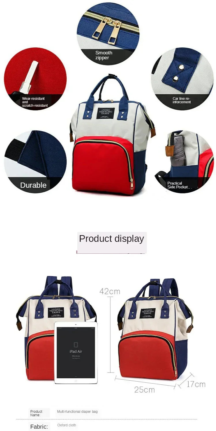 Diaper Bag Backpack Large Capacity Bag - Empire P.E