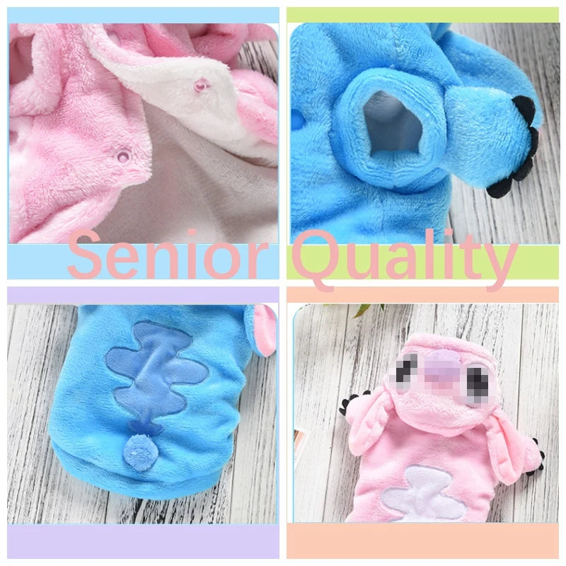 Winter Blue Pink Pet Big Large Animal Costume