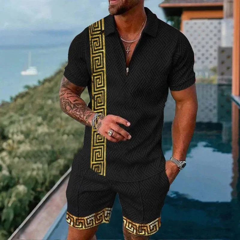 Men's Summer suit Polo Tracksuit Set - Empire P.E