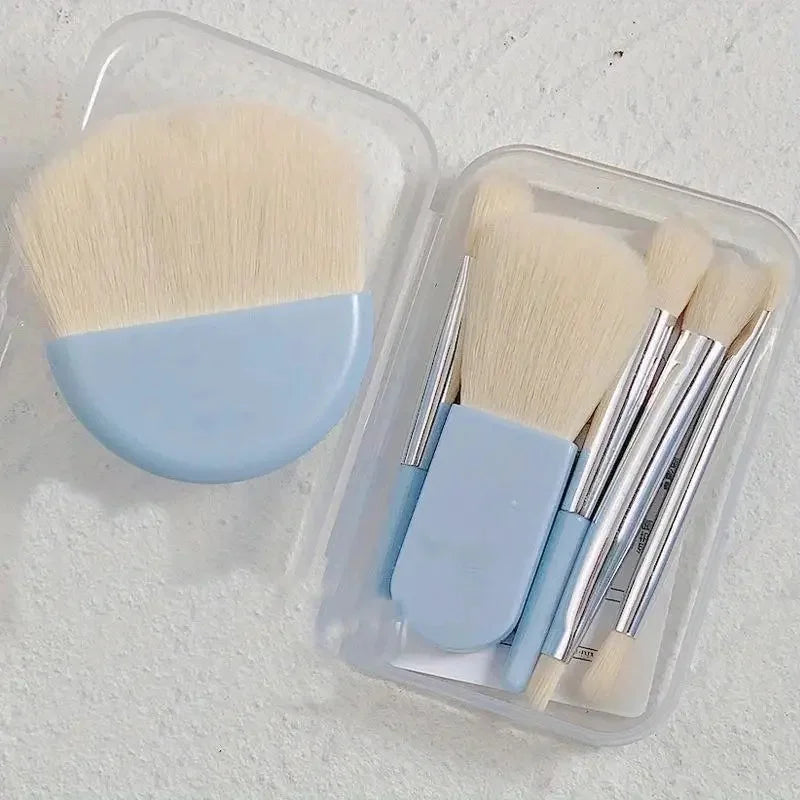 6Pcs Mini Makeup Brushes Set With Box Portable