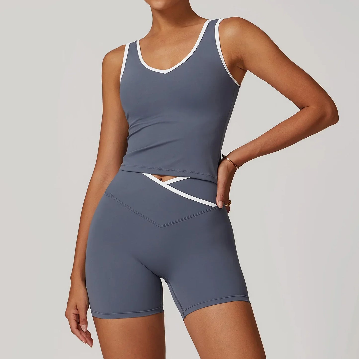 Yoga Set 2 Pieces Workout Outfits Fitness - Empire P.E