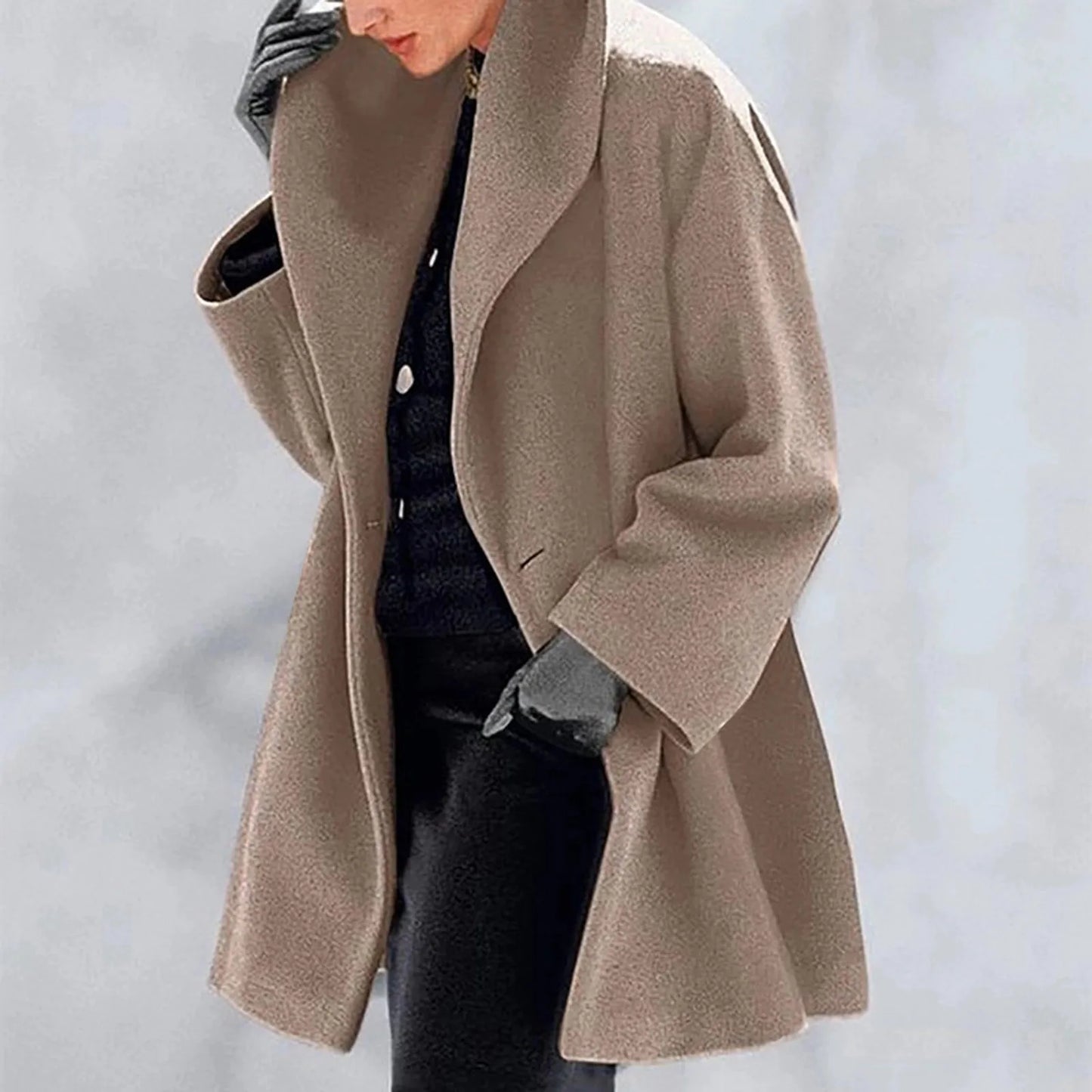 Women's Winter Wool Coat - Empire P.E