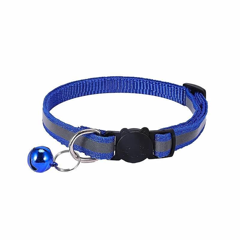 Nylon Pet Collar Night Safety Reflective Cat And Dog Collar Adjustable - Empire P.E