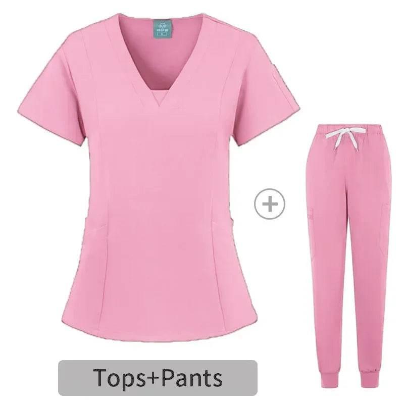 Medical Uniform Scrubs Hospital Working Scrubs Set Medical Nurse Dental Surgery Suit Workwear - Empire P.E
