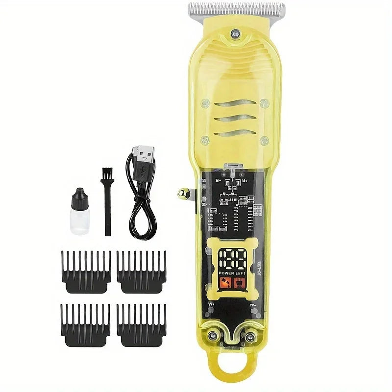 Transparent Body Electric Hair Clipper Professional Trimmer - Empire P.E