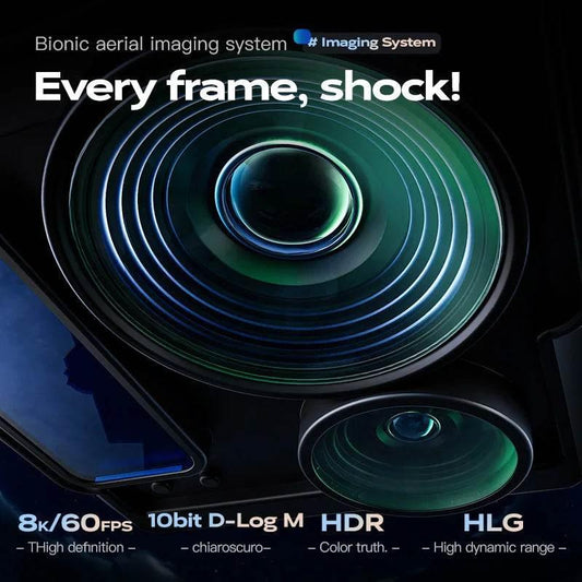 2025 new Wing 6 drone professional aerial photography HD 8K With Screen Remote Control Aircraft 20 Kilometer Obstacle Avoidance - Empire P.E