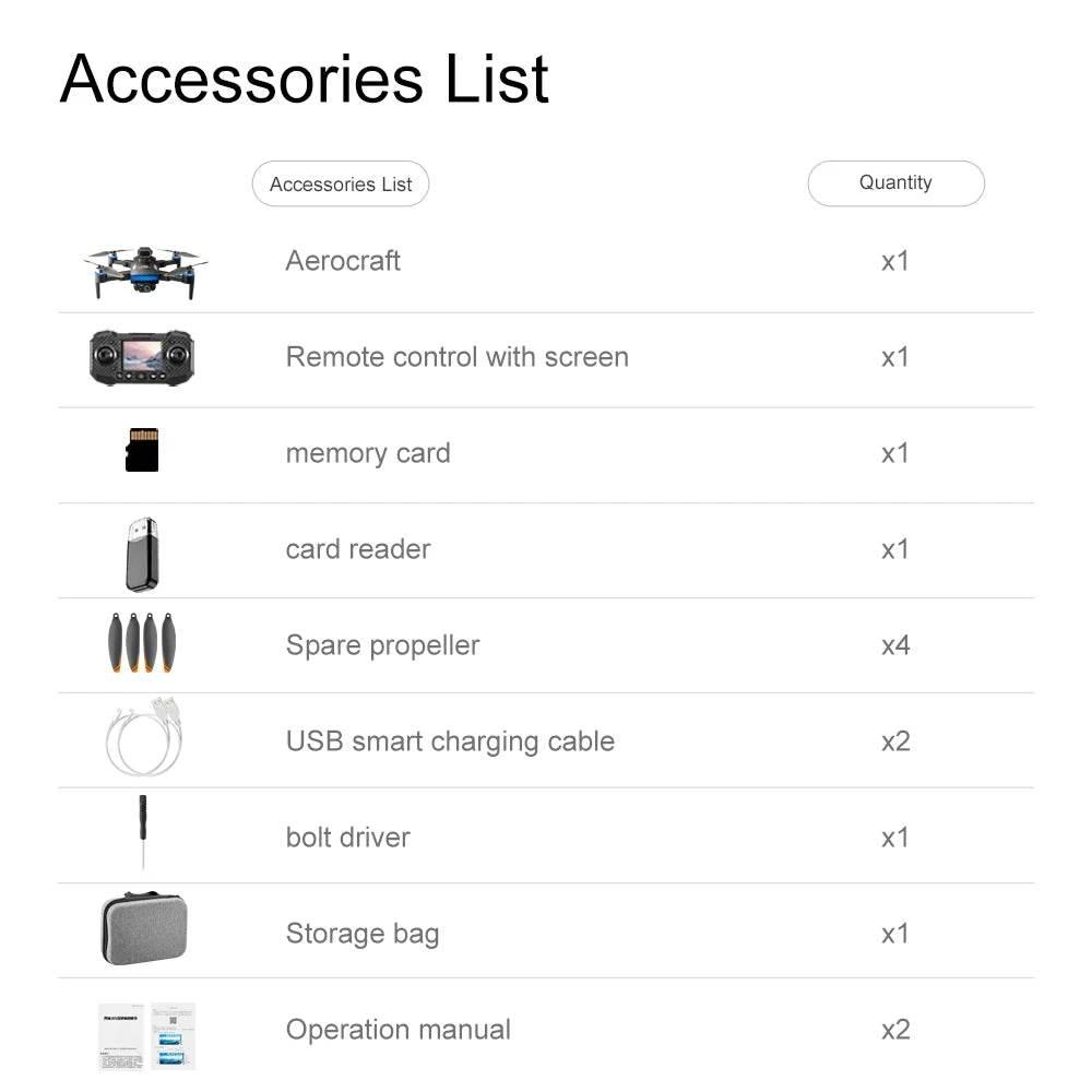 For Xiaomi M6 Drone Professional 8K Camera Drone 5G WIFI FPV UAV With screen remote control RC Dron avoidance Aerial Quadcopter - Empire P.E
