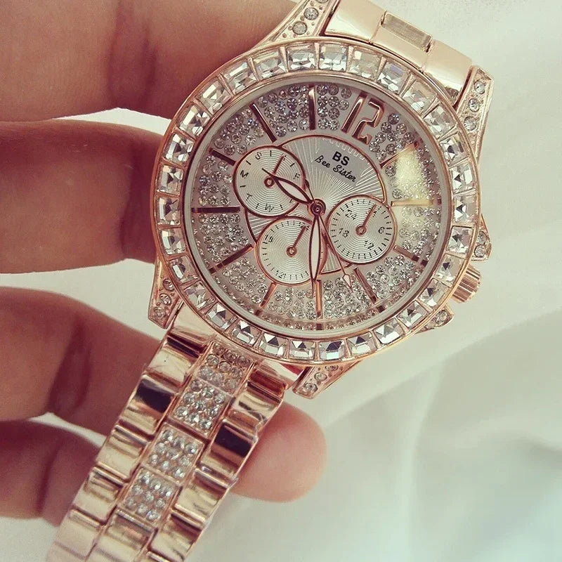 New Women Quartz Diamond Luxury Watch - Empire P.E