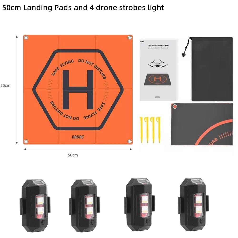 BRDRC Foldable Landing Pads for DJI Air 3S/3/NEO/Mini 4 Pro/3 Pro/4K/AVATA 2/ FIMI X8 MINI V2 Drone Mat Quadcopters Accessories - Empire P.E