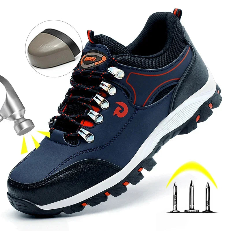 Steel Toe Cap Shoes For Men Work Boots - Empire P.E