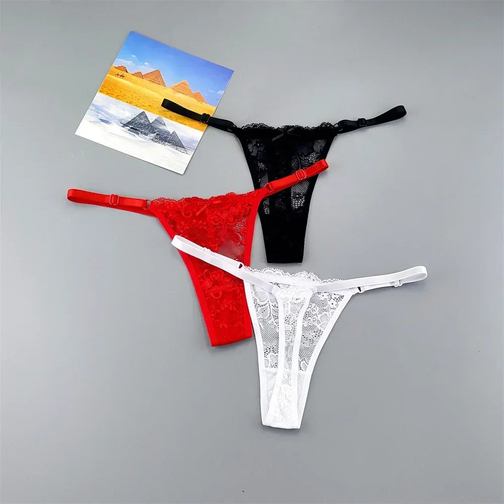 3Pcs Sexy Thongs Underwear for Women - Empire P.E