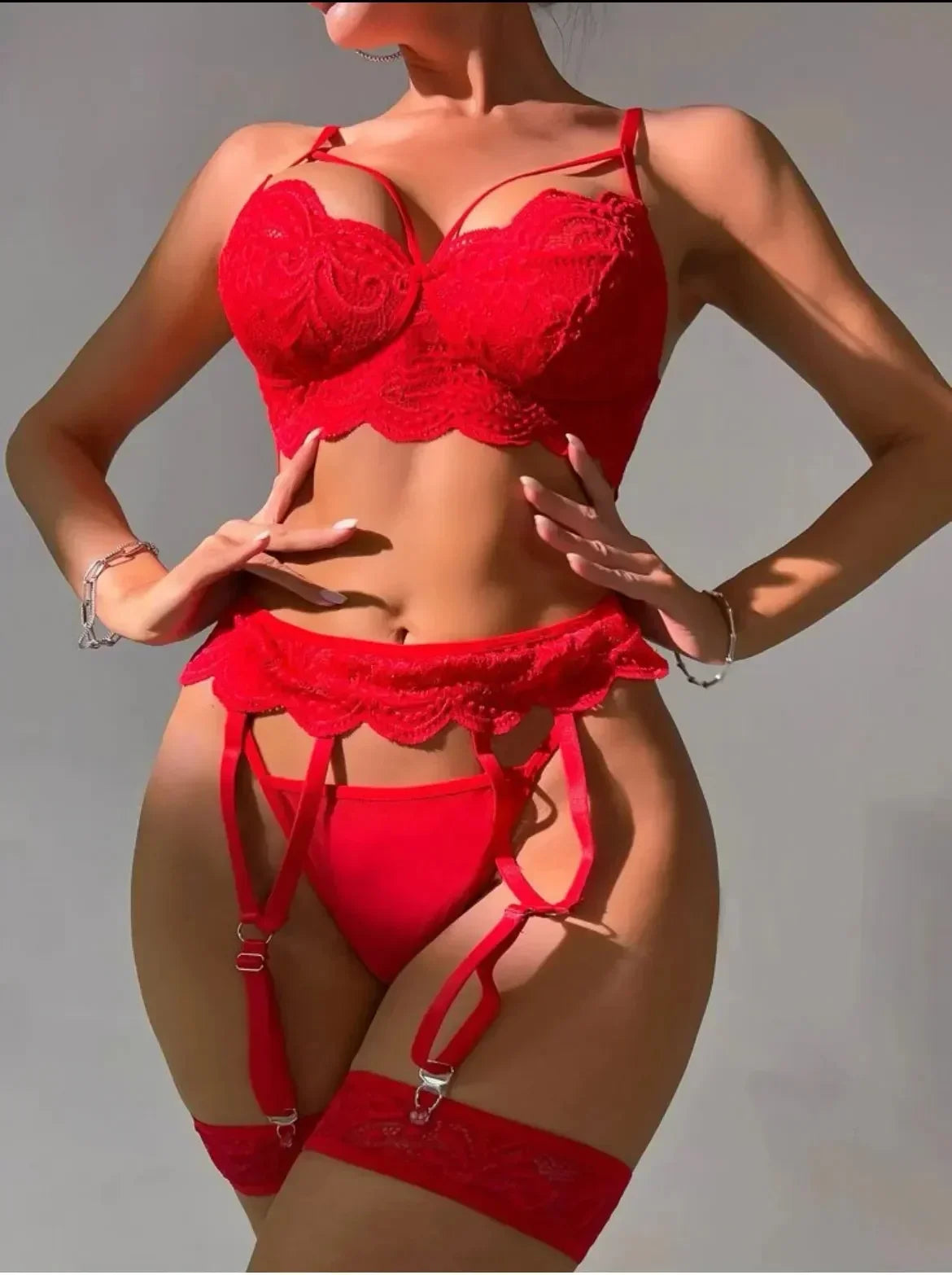 Sexi Babydoll Lace Bra And Panty Set - Empire P.E