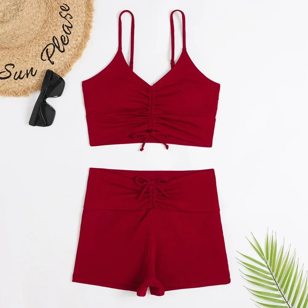Women 2024 Floral Print Bikini Swim Suits